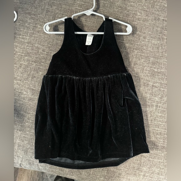 Carter's Black Velvet dress - Picture 1 of 2
